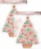 Новогодняя настольная елка Адвент из картона, с отрывными окошками-сюрпризами  33х44х0,5см арт.8091