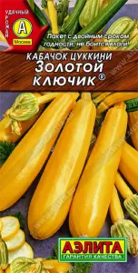 Кабачок Золотой ключик цуккини 1гр Аэлита цв.