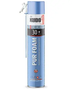 Пена монтаж. KUDO HOME 30+  ВСЕСЕЗОННАЯ (12)  1000мл 600гр