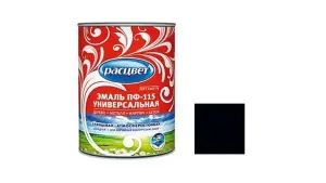 6 Эмаль РАСЦВЕТ Черная 2,7кг(6)Ростов