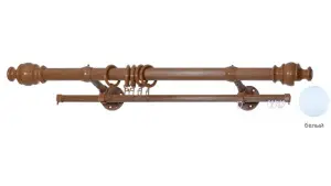 Карниз кругл. БЕЛЫЙ+шина 2,80м (5)