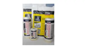 Укрывная пленка с маскирующей лентой 140см х 33м прозрачная Tytan Professional