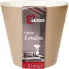 Горшок цв. London 1л.D-12.5 см 12 ING1552 молочный шоколад
