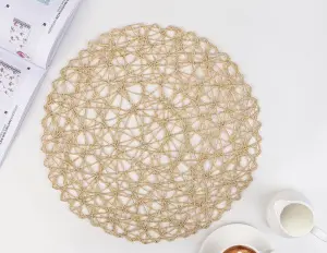 Салфетка кухонная Одуванчик 38х38 см, цвет бежевый   3567307