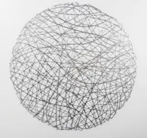 Набор салфеток кухонных 4 шт Паутинка 38х38 см, цвет серебро   5130320