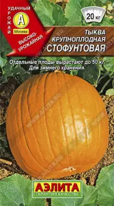 Тыква Стофунтовая 3гр Аэлита цв.