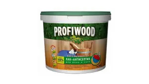 Лак для саун Антисептик полиакриловый PROFIWOOD 0,9кг 6678