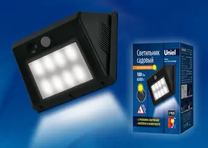 Светильник садовый USL-F-163PT120 SENSOR IP44 солнечная батарея Uniel UL-00003134