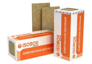Минплита ИЗОБОКС ИНСАЙД П45  (1,2м60см5см) 12шт 8,64м2, 0,432м3 (Базальт) (16)