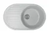 Мойка ML-GM16 гранит, овальная с крылом, серая (310) 465735180мм