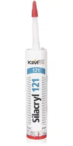 Герметик Kim-Tec121окраш силакрил белый 310мл (20)