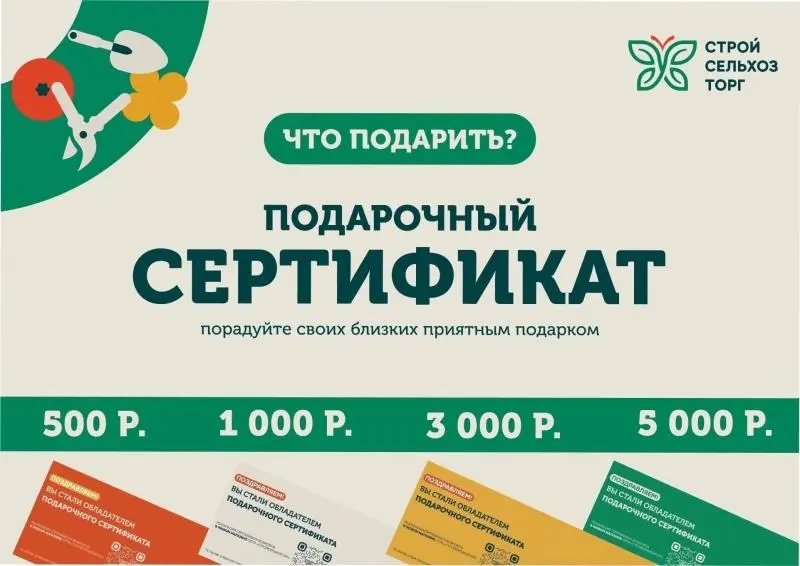 Подарочные сертификаты
