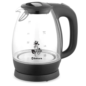 Чайник электрический SA-2715 стекло  (1.7л) подсв