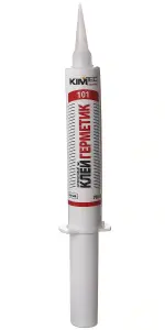 Герметик Kim-Tec101 70мл силикон белый (20)
