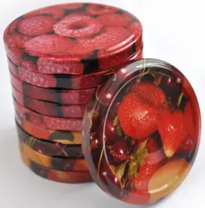 Крышка металл. винтов. Твист-офф D=66мм Дары Лета Елабуга 1шт (коробка 800шт)ВЫПИСЫВАТЬ ПО 10ШТ!!!