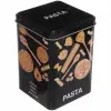 Банка для продуктов металлическая Black style Pasta 1100мл 316-0211