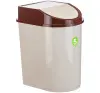 Ведро дмусора с плавающей крышкой 5л М2480 уп.20 Беж. мрамор
