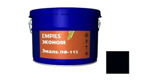 Эмаль EMPILS серия ЭКОНОМ Черная 10кг.
