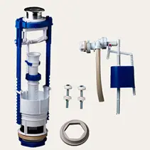 Арматура кнопка универсальная бок. подводка металл АС-16.1М