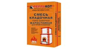 ТЕРРАКОТ гш смесь штукатурная жаростойкая 25кг (48)