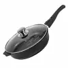Сковорода АП Гранит black 26см со съемной ручкой и стекл крышкой арт,С026802 ТМ Мечта 10