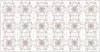 Листовые панели ПВХ 0,3мм  Мозаика цветочный орнамент 960480мм (уп.10шт)