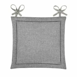 Подушка 4040 для стула рогожка базальт