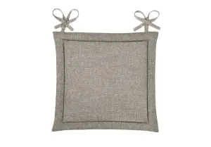 Подушка 4040 для стула рогожка какао