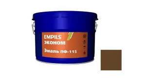 Эмаль EMPILS серия ЭКОНОМ дпола Желто-корич. 10кг.