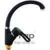 Смеситель FRAP 4053АF для кухни с керамическим покрытием, черный.