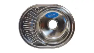 Мойка MIXLINE 45x57 (0.6мм) прав вып 3 12 16см с сифоном