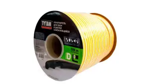 Уплотнитель D Коричневый 9 x 7,5 100м  TYTAN
