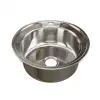 Мойка MIXLINE d=51 (0.6мм)  вып 3 12 (глуб чаши17см) с сифоном