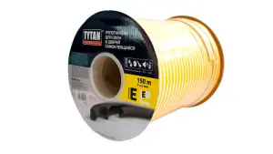 Уплотнитель Е Черный 150м  TYTAN (6)