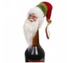 Украшение на бутылку Дед Мороз 15 см, нарядный колпачок