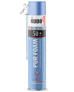 Пена монтаж. KUDO HOME 50+  ВСЕСЕЗОННАЯ (12)  1000мл 800гр