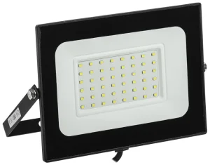 Прожектор светодиодный СДО 06-50 6500К IP65 черный 50Вт ИЭК LPD601-50-65-K02