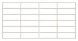 Листовые панели ПВХ 0,3мм  Плитка Белая бежевый шов 955480мм (уп.10шт) GRACE
