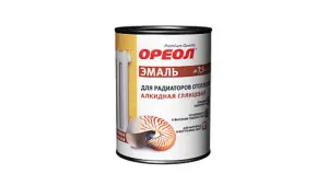 4Эмаль ОРЕОЛ  Акриловая 1,1кг для радиаторов отопления МАТОВАЯ 7100 (6)