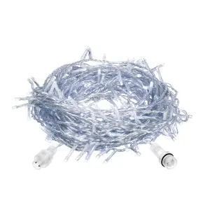 Электрогирлянда-конструкторБахрома64 холодных LED ламп,12 нитей, прозрач.VEGAS 24V 55013 ДУлицы