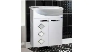 Тумба с раковиной Квадро 55 500820301мм Logro