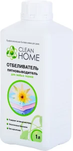 Отбеливатель пятновыводитель для любых тканей CLEAN HOME  1л (10) 382