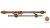 Карниз кругл. СВ.ДУБ+шина 1,80м (5) пластик