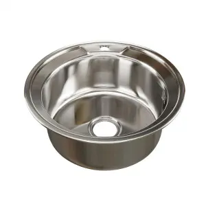 Мойка MIXLINE d=51 (0.8мм)  вып 3 12 (глуб чаши18см) с сифоном