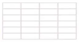 Листовые панели ПВХ 0,3мм  Плитка Белая Розовый шов 955480мм (уп.10шт)