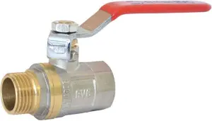 Кран RVC шаровой (15) 12 гш ручка (Н-03163SD8002) art. 00206