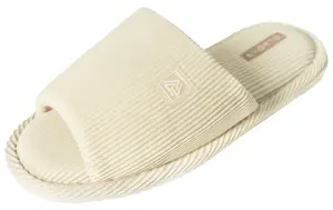 Тапочки домашние открытые женские 23-173 бежевый 3.4 пп