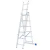 Лестница алюминиевая трехсекционная универсальная 3х6ст. Сибртех 97816