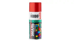 Аэрозоль  KUDO Черная глянцевая KU-1002 (12)