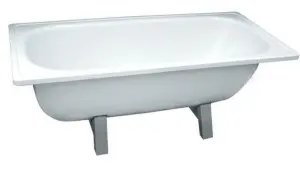 Ванна стальная 1,5м ANTIKA белая орхидея (ВИЗ) А-50001